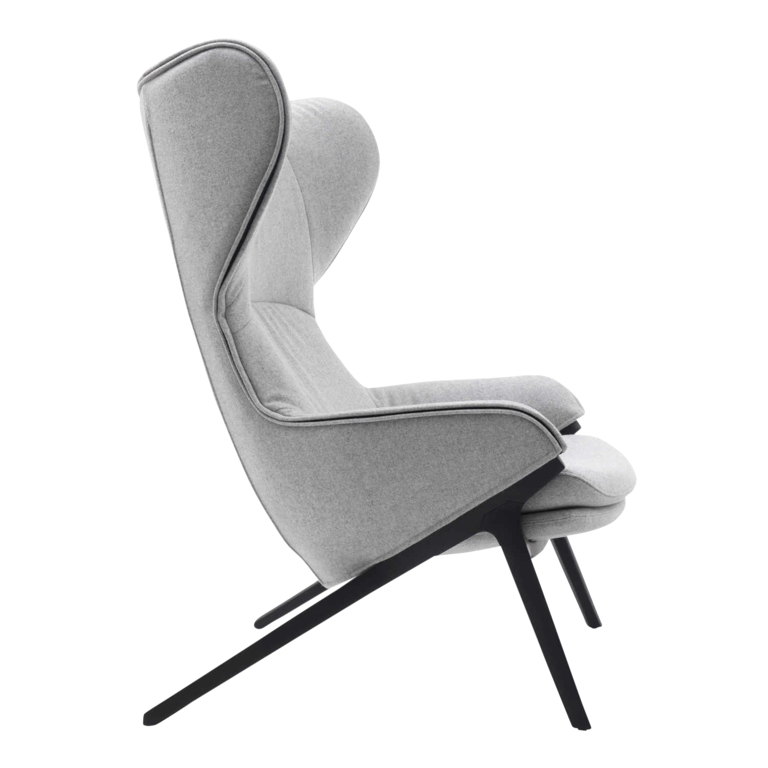 P22 395 Sessel, Gestell aluminium, dunkel-nickel-grau, Bezug stoff eremo e508 P22 395 Sessel, Gestell aluminium, dunkel-nickel-grau, Bezug stoff eremo e508 von Cassina