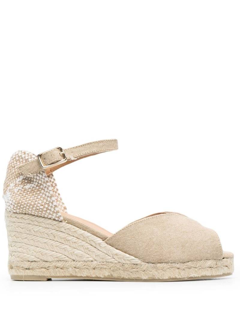 Castañer Bianca wedge sandals - Neutrals von Castañer