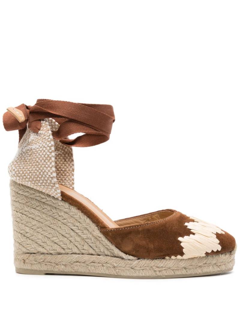 Castañer Cande 90mm wedge espadrilles - Brown von Castañer