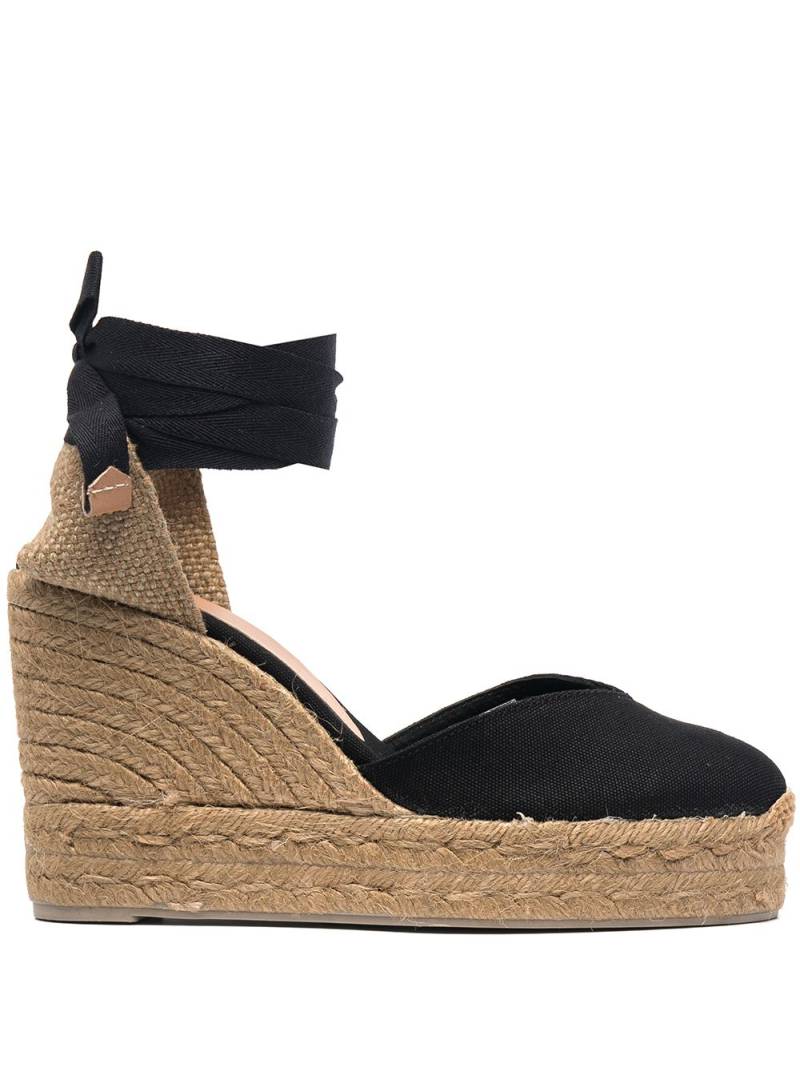 Castañer Chiara wedge sandals - Black von Castañer