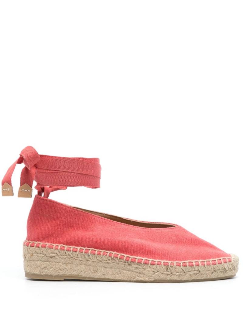 Castañer Gea 35mm plain-weave espadrilles - Pink von Castañer