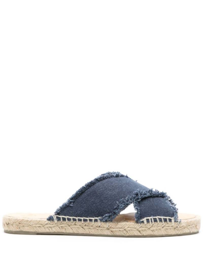 Castañer Palmera canvas espadrille slides - Blue von Castañer