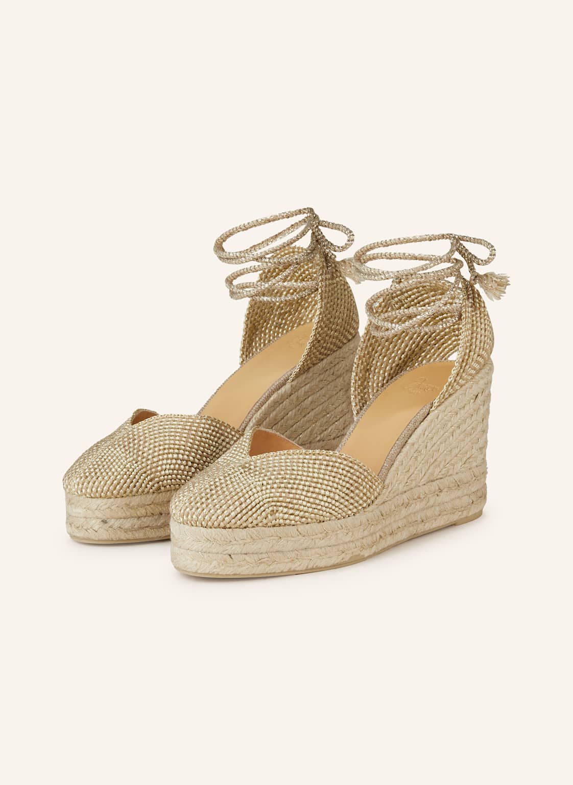 Castaner Wedges Cora Mit Glitzergarn gold Castaner Wedges Cora Mit Glitzergarn gold von Castaner