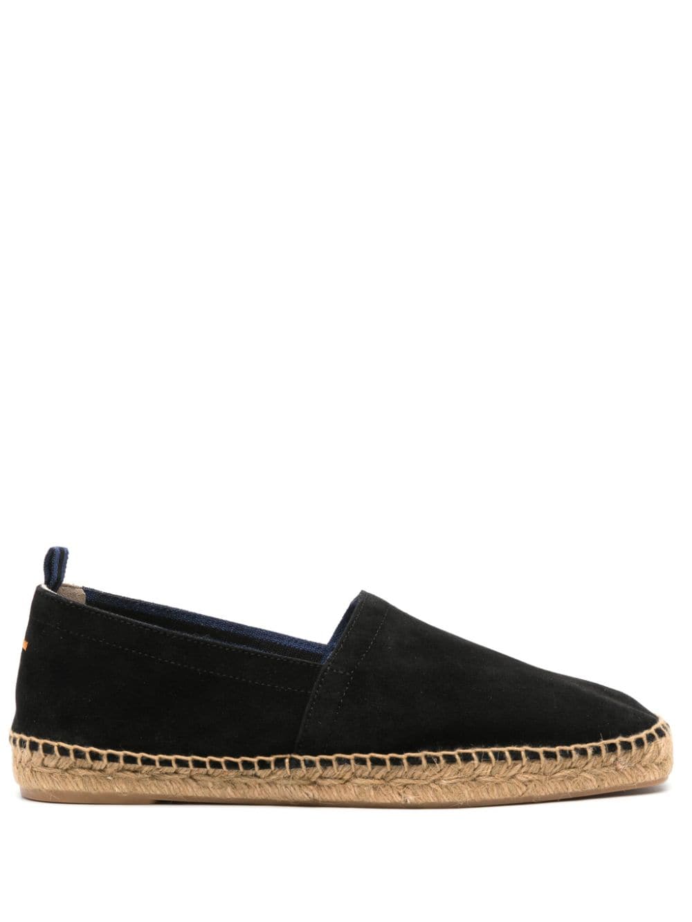 Castañer braided-raffia suede espadrilles - Black von Castañer