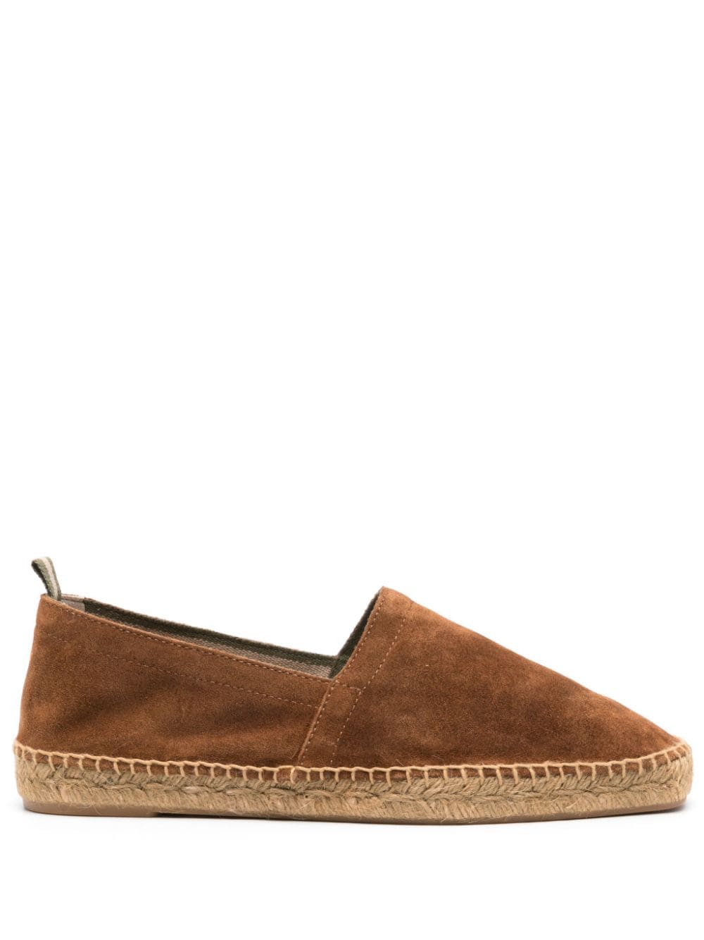 Castañer braided-raffia suede espadrilles - Brown von Castañer