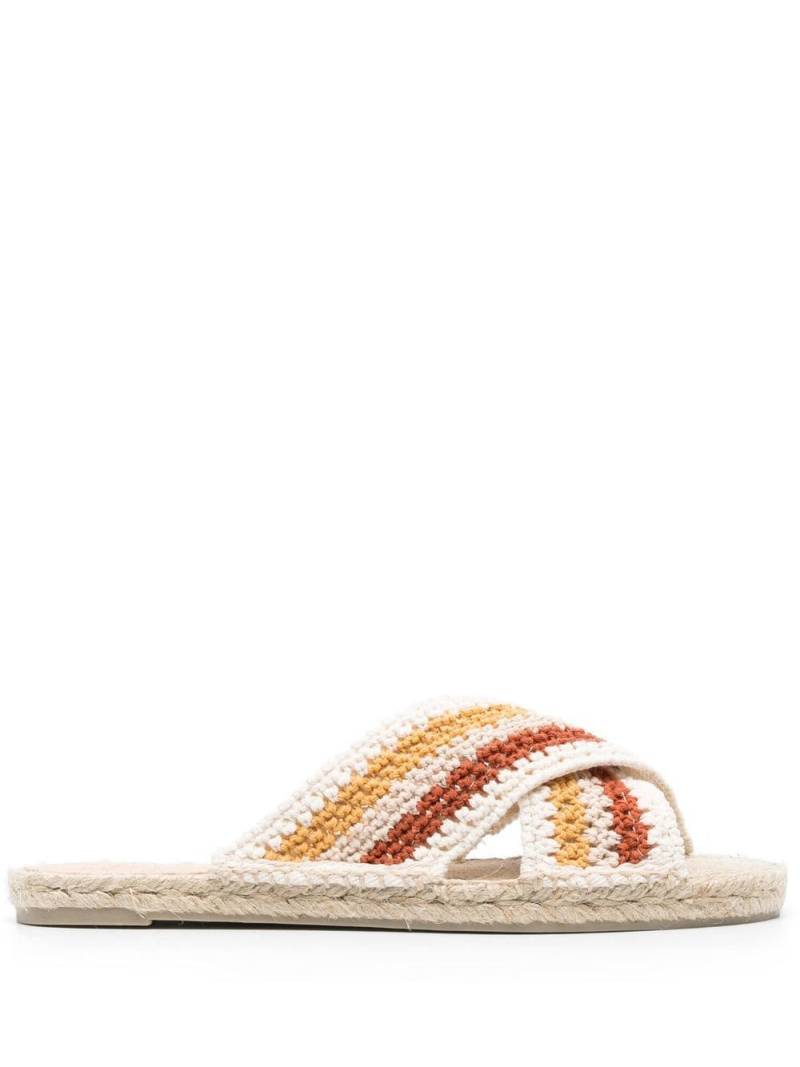 Castañer crochet-knit espadrilles - White von Castañer