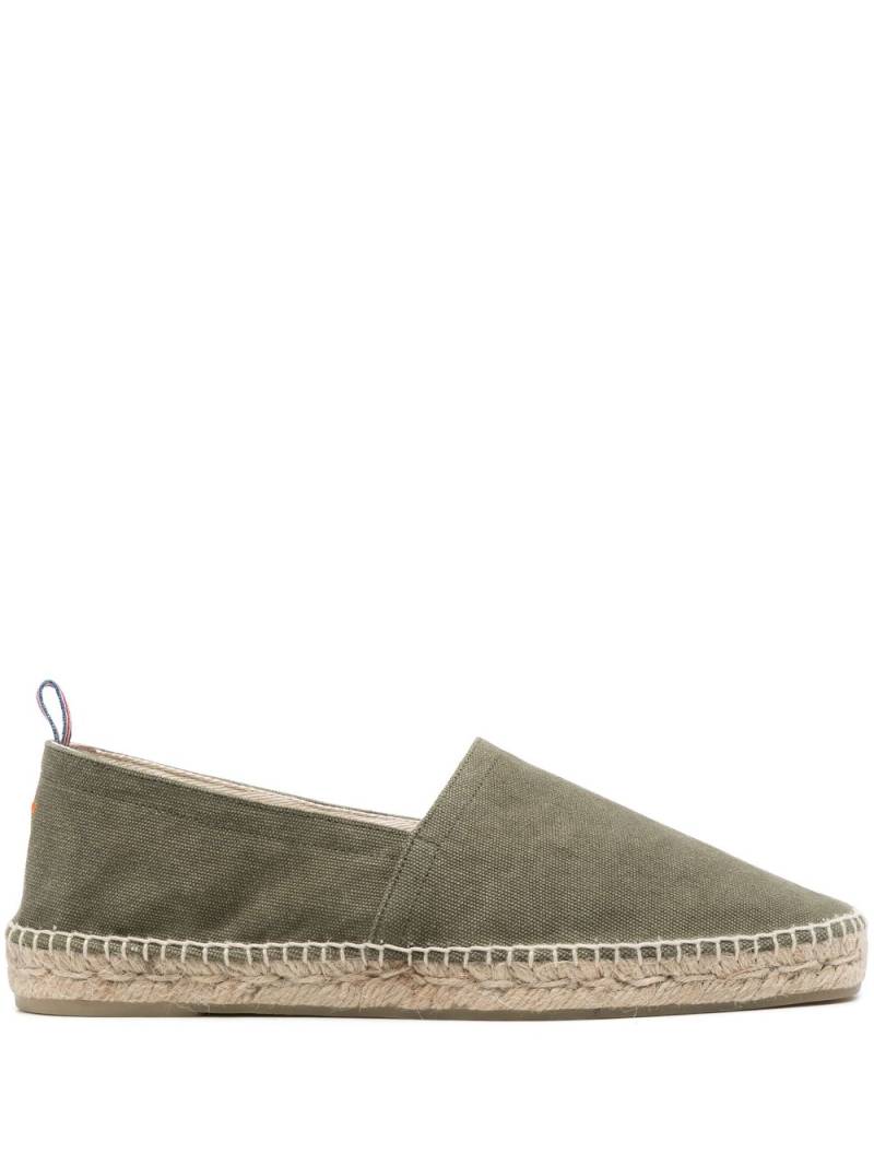 Castañer lizard-skin effect espadrilles - Green von Castañer