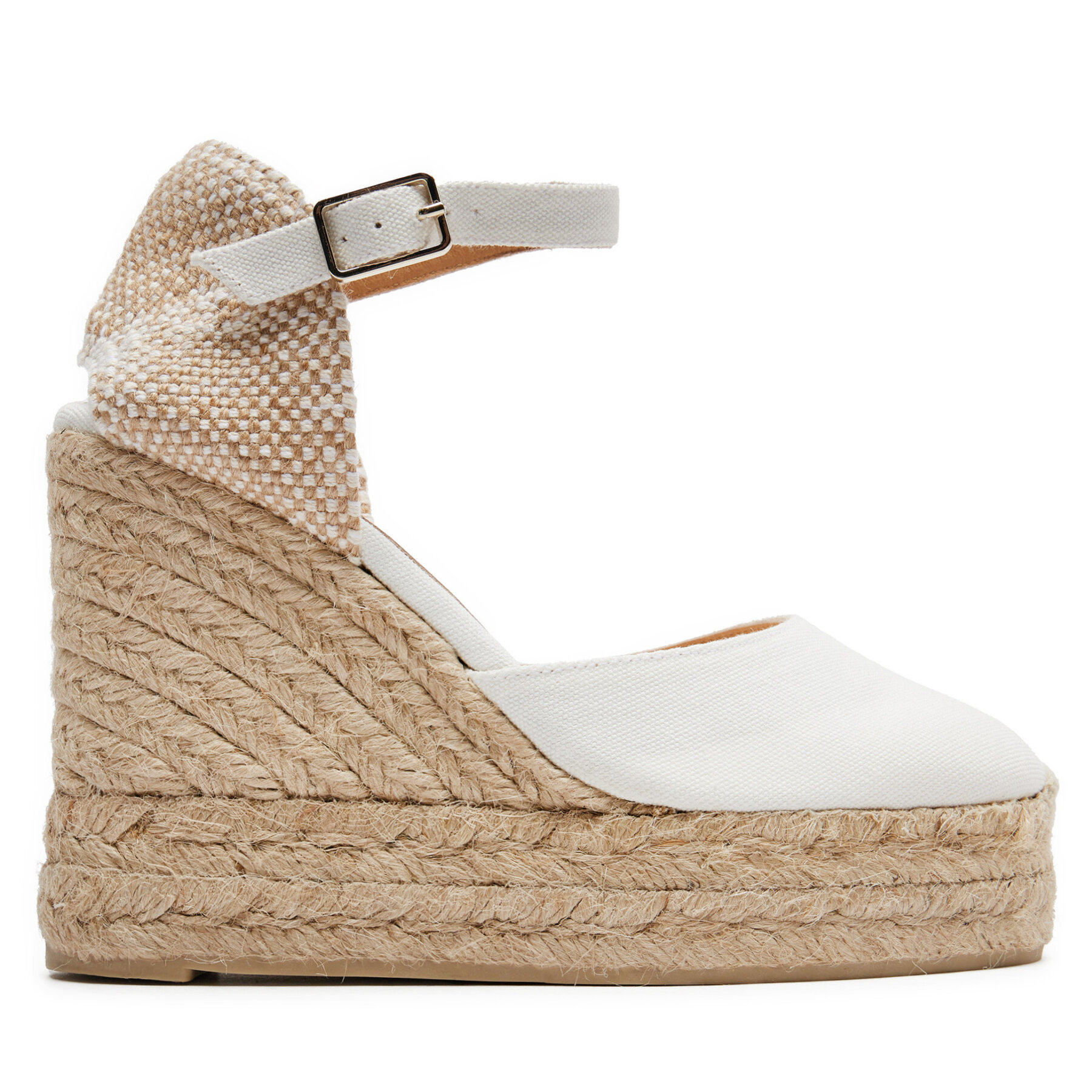 Espadrilles Castañer Carol/8Ed/001 020975 Weiß von Castañer