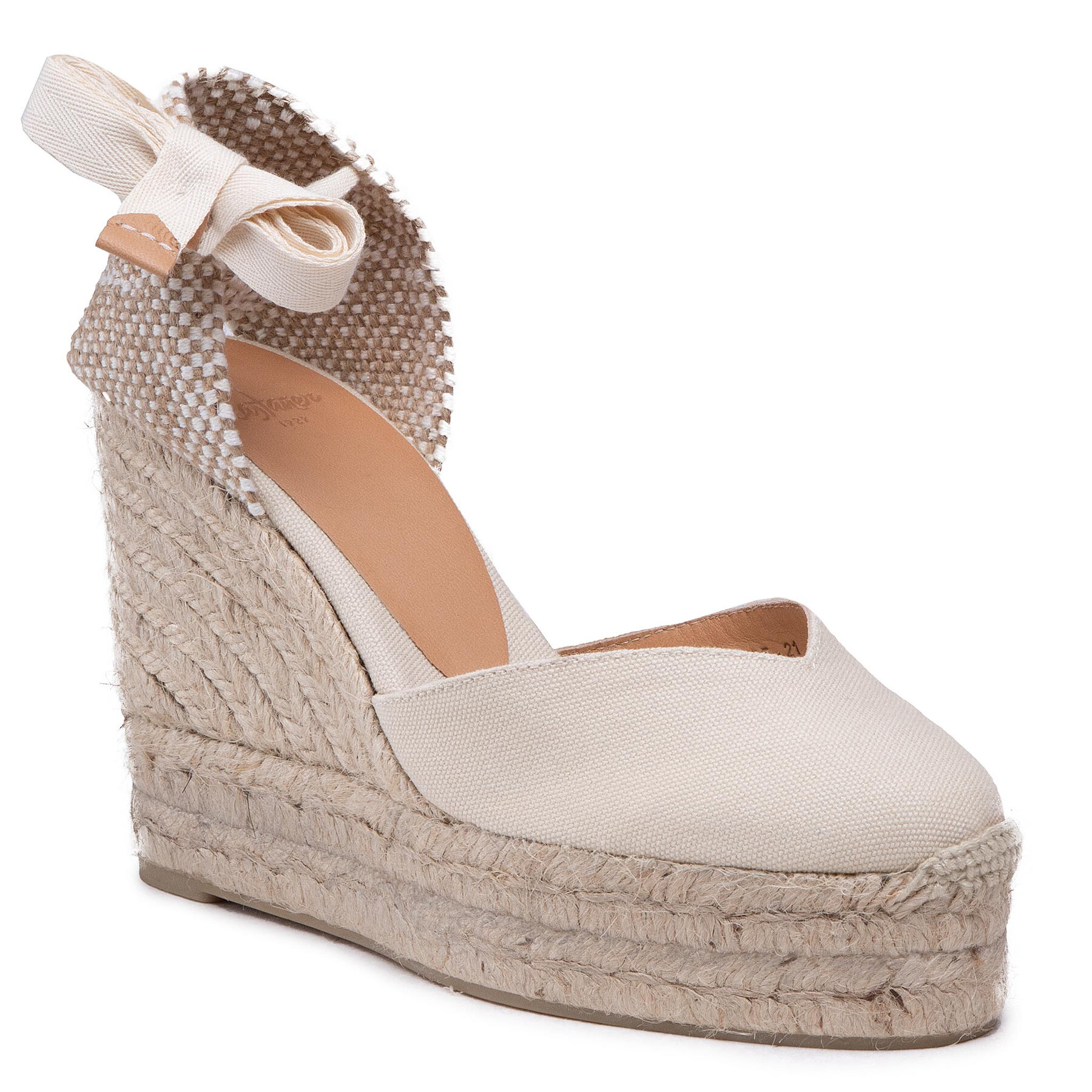 Espadrilles Castañer Chiara/8ED/001 020992-203-35 Weiß von Castañer