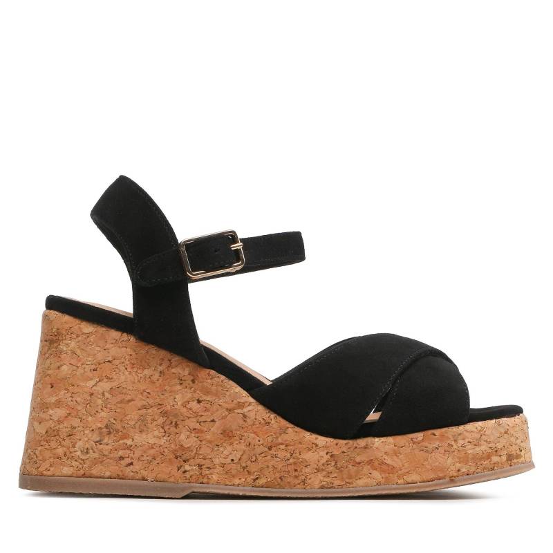 Espadrilles Castañer Thea Cork/007 023073-100 Schwarz von Castañer