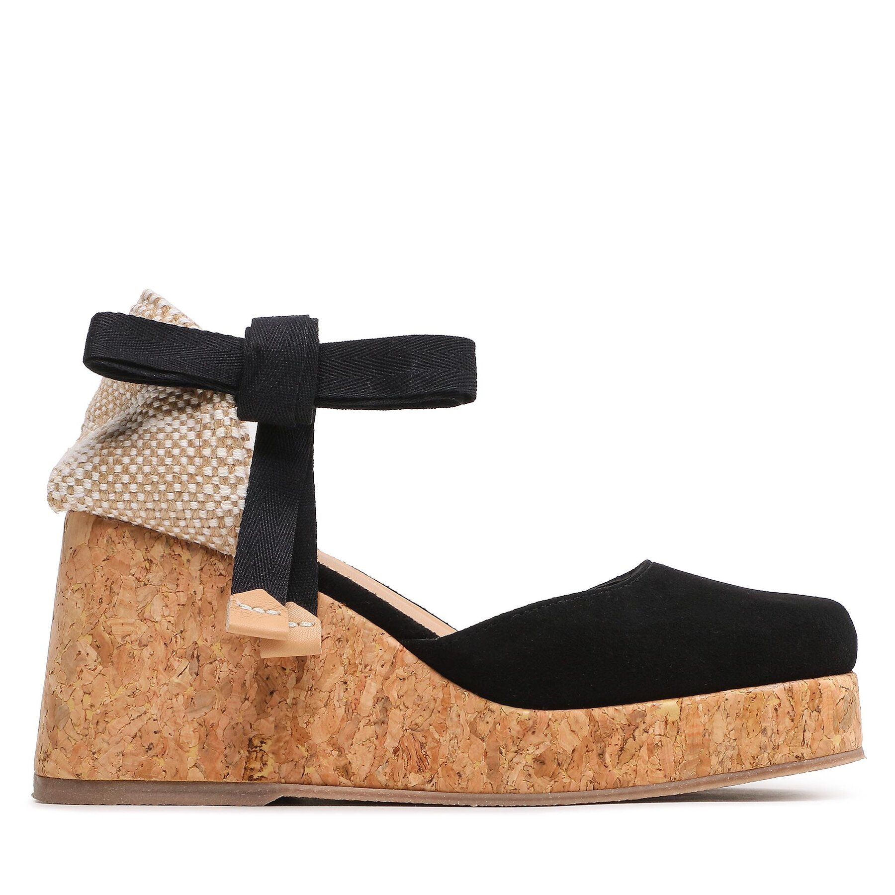 Espadrilles Castañer Tina Cork/007 023075-100 Schwarz von Castañer