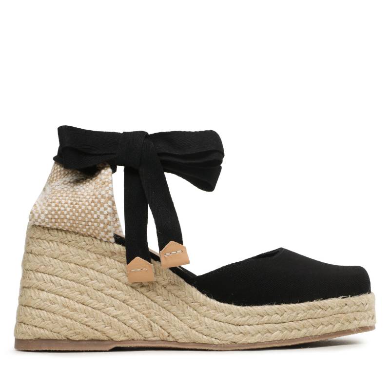 Espadrilles Castañer Tina Jute/001 023071-100 Schwarz von Castañer