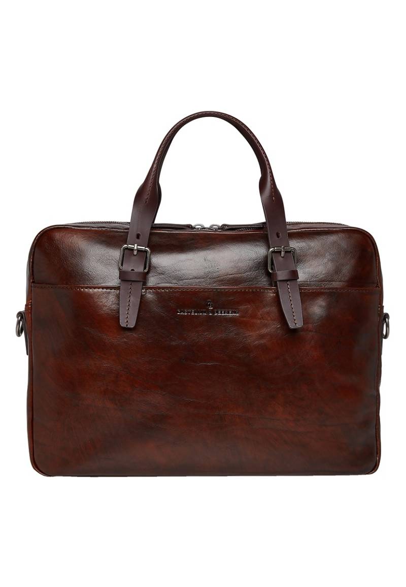 Laptoptasche 15,6" RFID Cognac von Castelijn & Beerens