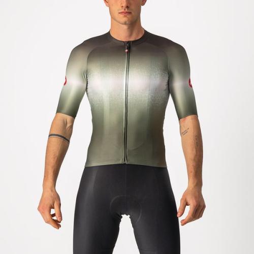 Castelli Aero Race 6.0 Jersey - Military Green/Light Black (Grösse: 3XL) von Castelli