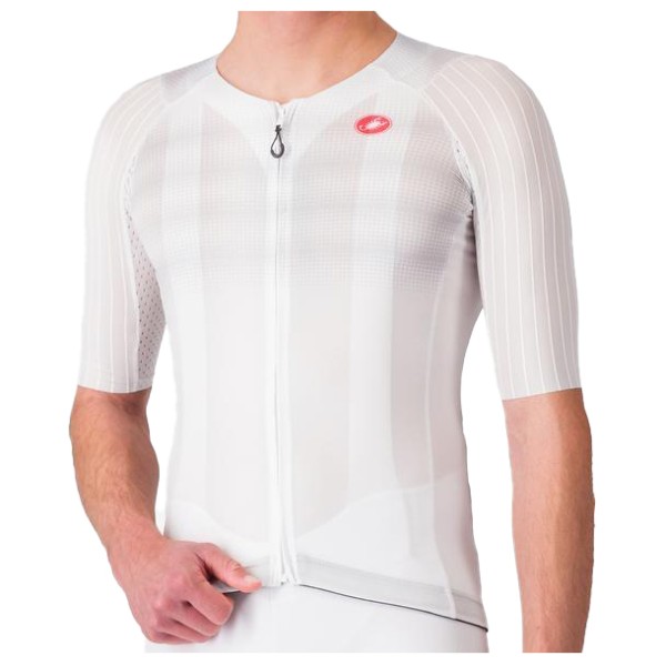 Castelli - Aero Race 8S Jersey - Velotrikot Gr L weiß von Castelli