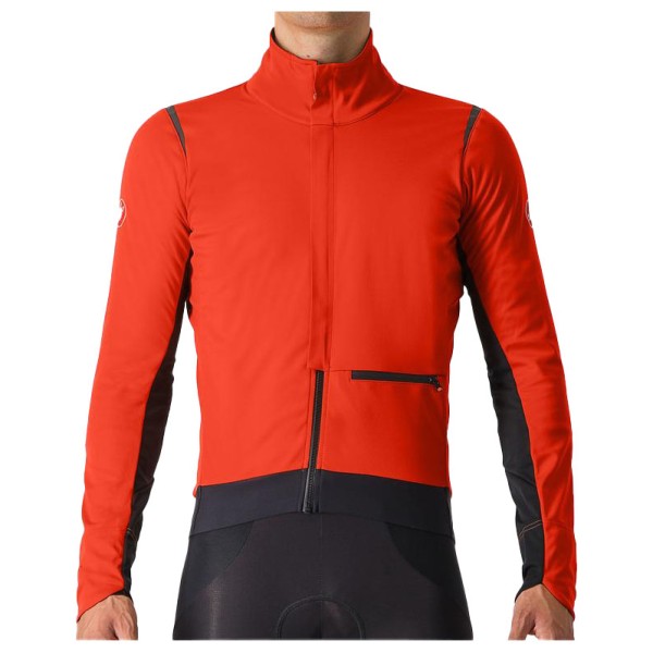 Castelli - Alpha Doppio Ros Jacket - Velojacke Gr 3XL rot von Castelli