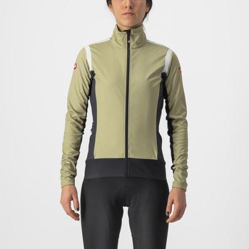 Castelli Alpha RoS 2 W Light Jacket - Green Tea/Dark Gray-White (Grösse: S) von Castelli