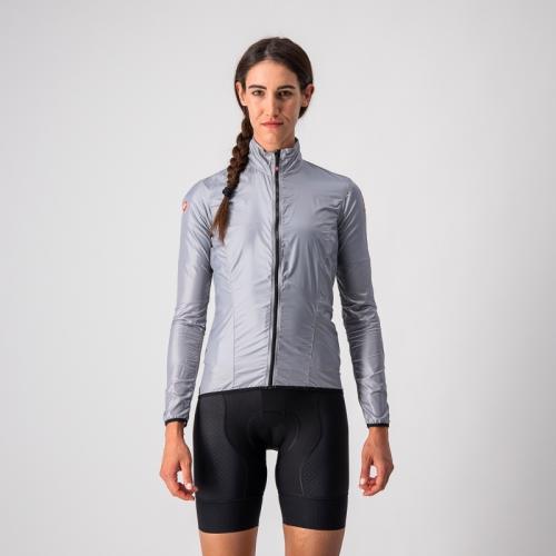 Castelli Aria Shell W Jacket - Silver Gray (Grösse: M) von Castelli