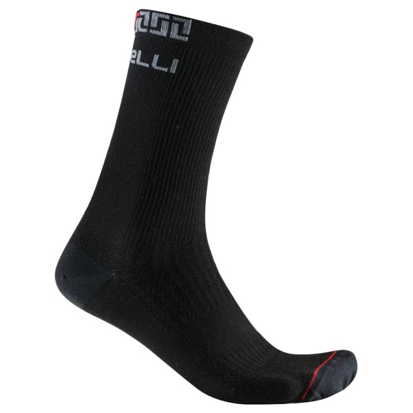 Castelli - Bandito Merino 18 Sock - Velosocken Gr L/XL schwarz von Castelli