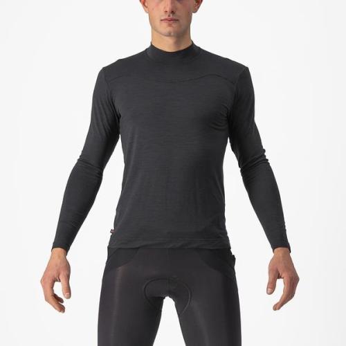 Castelli Bandito Wool LS Baselayer - Black (Grösse: 2XL) von Castelli