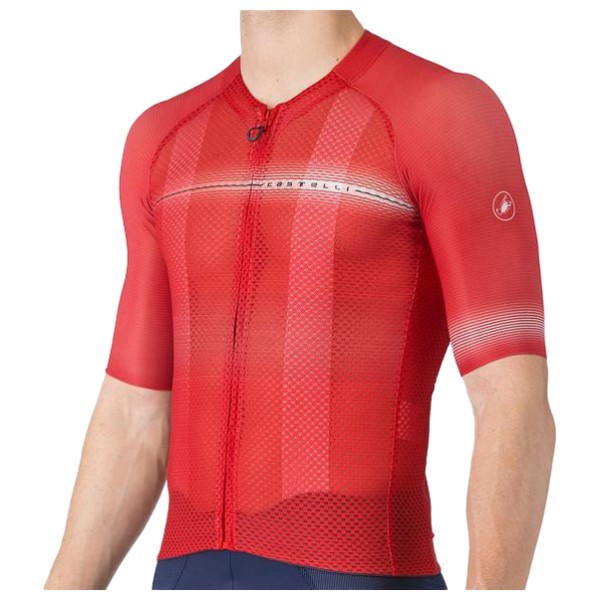 Castelli - Climber's A/C Jersey - Velotrikot Gr L;M;S;XL;XXL grau;rot von Castelli