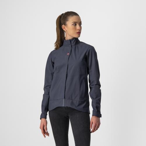 Castelli Commuter W Reflex Jacket - Dark Steel Blue (Grösse: S) von Castelli