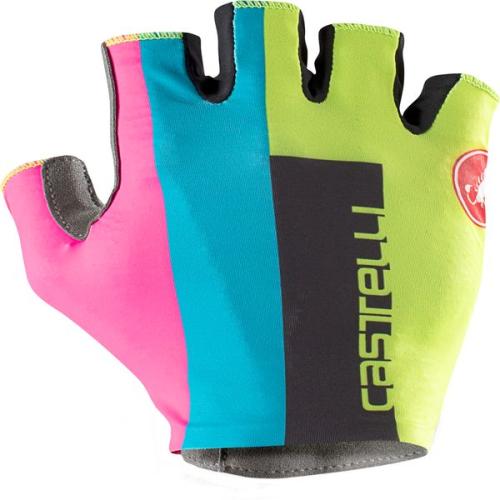Castelli Competizione 2 Glove - Electric Lime/Black-Blue-Magenta Fluo (Grösse: 2XL) von Castelli