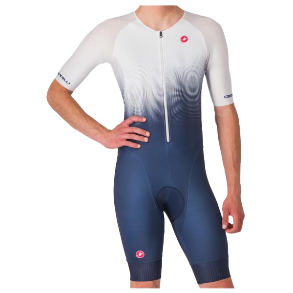 Castelli - Core Tri Suit S/S - Veloeinteiler Gr 3XL;L;M;XL;XXL blau;grau von Castelli