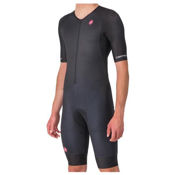 Castelli - Core Tri Suit S/S - Veloeinteiler Gr L grau von Castelli