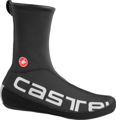 Castelli Diluvio Ul Shoecover - Black /Silver Reflex (Grösse: L-XL) von Castelli