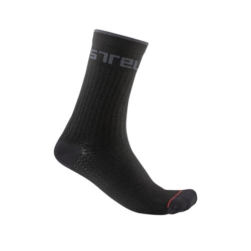 Castelli Distanza 20 Sock - Black (Grösse: 2XL) von Castelli