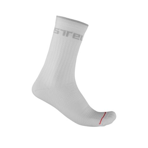 Castelli Distanza 20 Sock - White (Grösse: L-XL) von Castelli