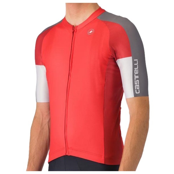 Castelli - Entrata 6 Jersey - Velotrikot Gr S rot von Castelli