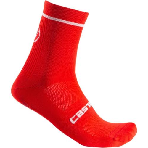 Castelli Entrata 9 Sock - Red (Grösse: S-M) von Castelli