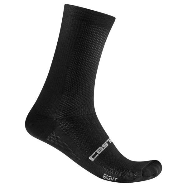 Castelli - Espresso 18 Sock - Velosocken Gr XXL schwarz von Castelli