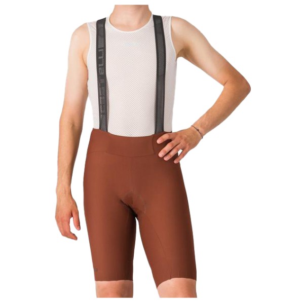 Castelli - Espresso Bibshort - Velohose Gr L braun von Castelli