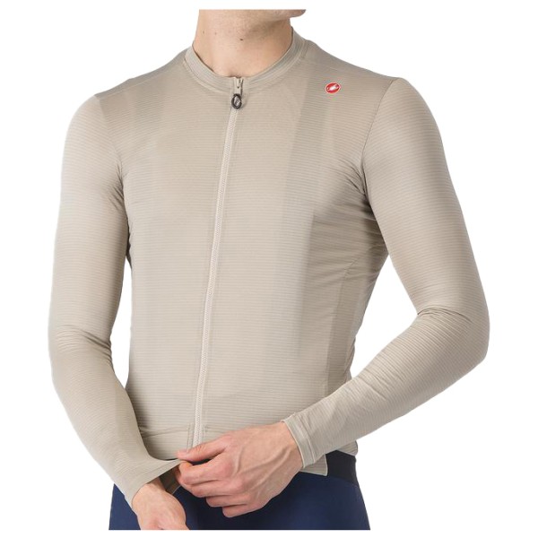 Castelli - Espresso L/S Jersey - Velotrikot Gr 3XL beige von Castelli