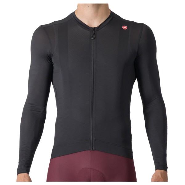 Castelli - Espresso L/S Jersey - Velotrikot Gr M grau von Castelli