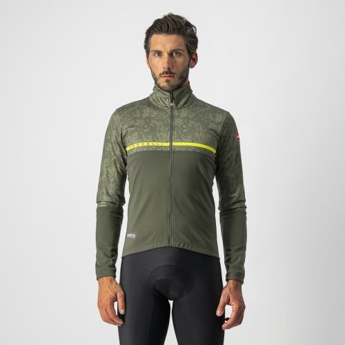 Castelli Finestre Jacket - Military Green/Light Military-Chartrose (Grösse: 2XL) von Castelli