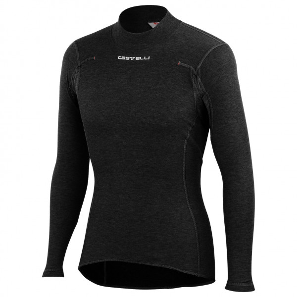 Castelli - Flanders Warm L/S - Velounterhemd Gr XL schwarz von Castelli