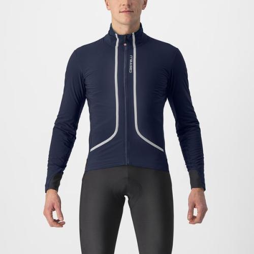 Castelli Flight Jacket Air - Savile Blue/Silver Gray-Steel Blue (Grösse: M) von Castelli
