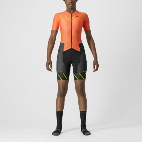 Castelli Free Sanremo 2 W Suit Short Sleeve - Coral Flash (Grösse: L) von Castelli