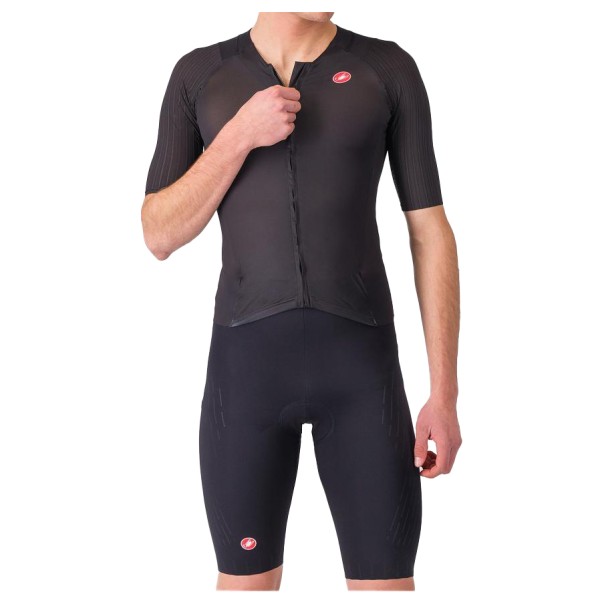 Castelli - Free Sanremo Tri Suit S/S - Veloeinteiler Gr 3XL;L;M;S;XL;XXL grau von Castelli