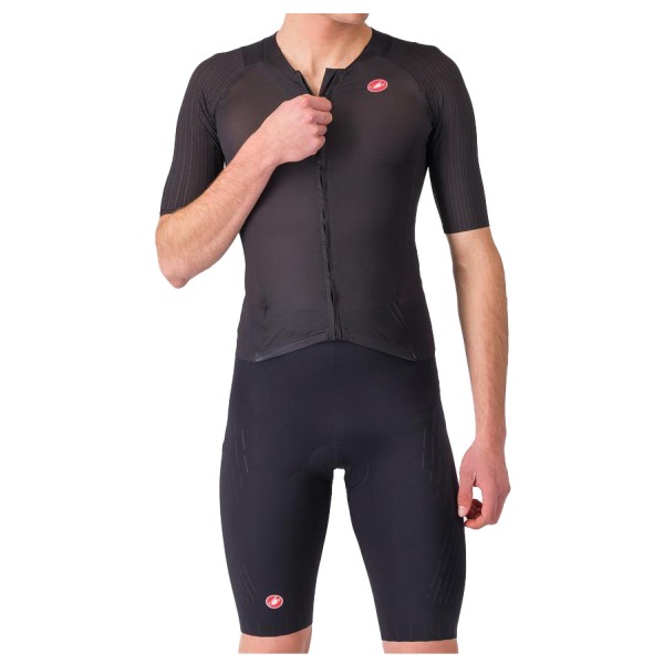 Castelli - Free Sanremo Tri Suit S/S - Veloeinteiler Gr 3XL grau von Castelli