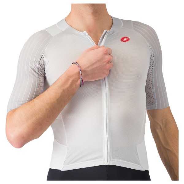 Castelli - Free Sanremo Tri Suit S/S - Veloeinteiler Gr L grau von Castelli