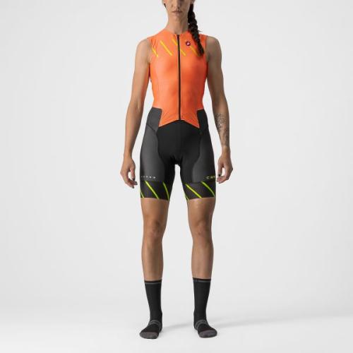 Castelli Free Sanremo W Suit Sleeveless - Coral Flash (Grösse: L) von Castelli