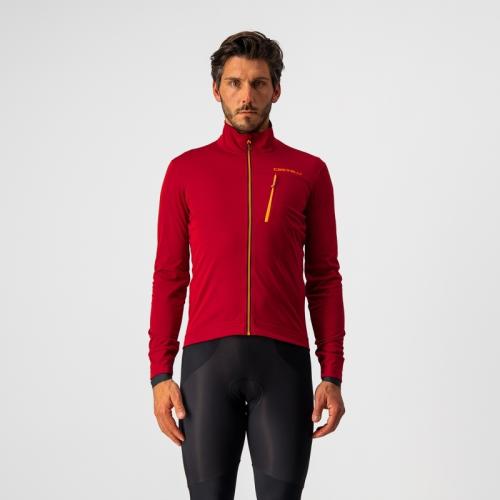 Castelli Go Jacket - Pro Red/Brilliant Orange (Grösse: 3XL) von Castelli