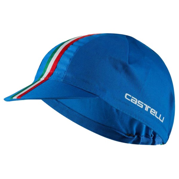 Castelli - Italia Cap - Velomütze Gr One Size blau;grau;schwarz von Castelli