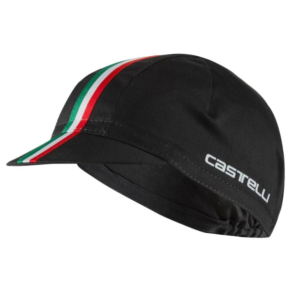 Castelli - Italia Cap - Velomütze Gr One Size schwarz von Castelli