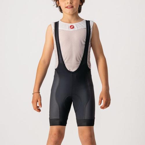 Castelli Jr Competizione Bibshort - Black/White (Grösse: 10Y) von Castelli